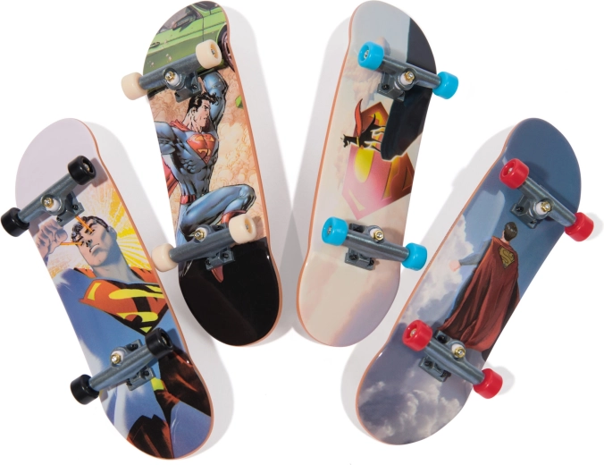 4 fingerboarduri cu grafică DC Comics Superman