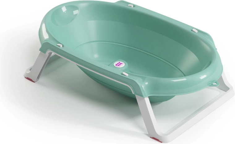 Ok Baby cadă pliabilă antiderapantă Onda slim 0–12 luni sky blue