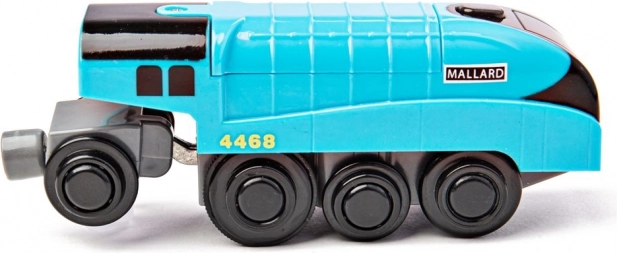 Locomotivă electrică Mallard albastră