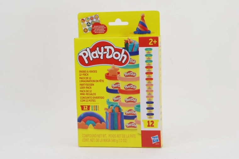 Play-Doh set 12 recipiente cu plastilină modelatoare