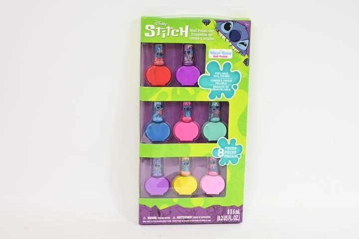 Disney Stitch set de lacuri de unghii pentru copii (8 buc.)