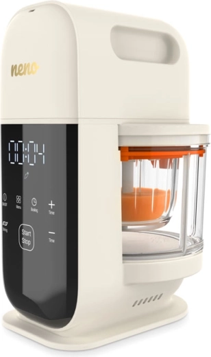Neno Oro aparat de gătit la abur și blender pentru mâncare pentru bebeluși, 4 în 1