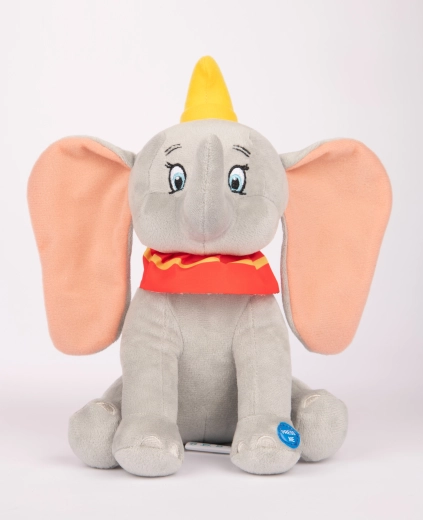Elefantul de pluș Disney Dumbo cu sunet, 20 cm