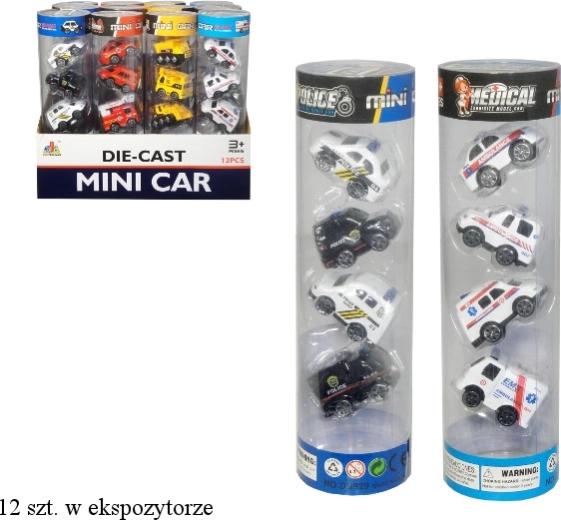 Mini mașinuțe în tub (de construcții sau de salvare) - 1 bucată