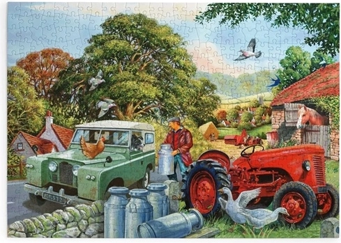 Puzzle Bob și câinele său, 500 de piese mari