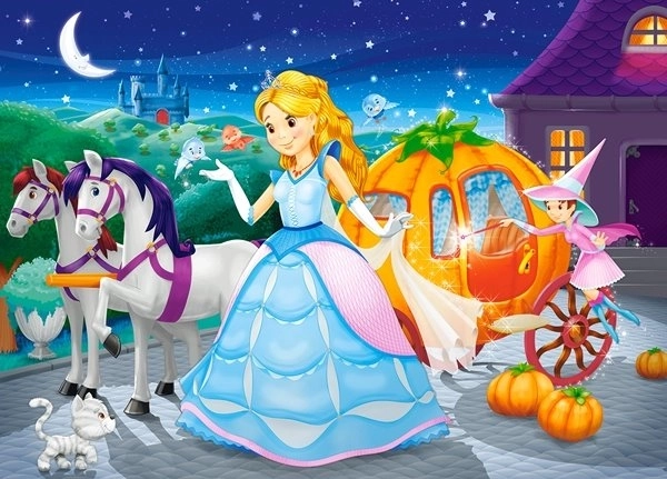 Puzzle 60 piese – PRINȚESA CENUȘĂREASA