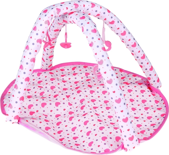 Salteluță de joacă cu bară pentru explorare senzorială