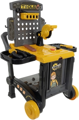 3în1: atelier, cărucior și roabă