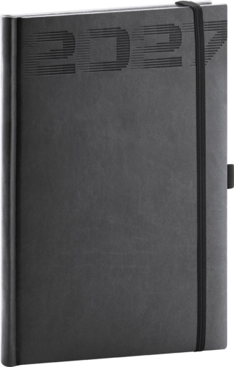 Notique agendă săptămânală Aprint Top 2027 negru 15 × 21 cm