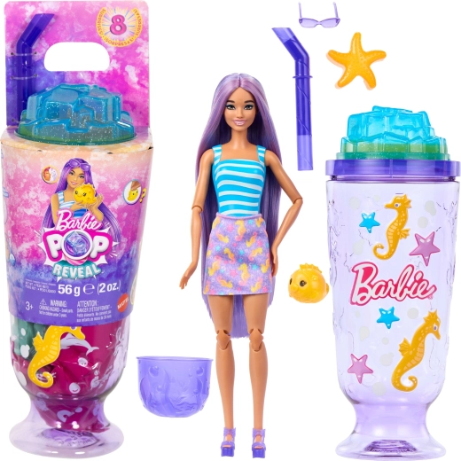 Mattel Barbie Pop Reveal lumea subacvatică – păpușă cu 8 surprize