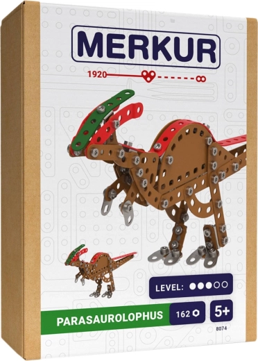 Merkur dinozauri: Parasaurolophus – set de construcție metalic 162 piese