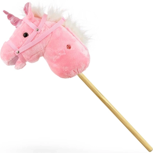 Milly Mally cal de hobby pe băț roz