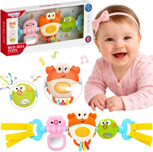 Woopie Baby panou senzorial suspendat pentru cărucior și pătuț – lumea marină
