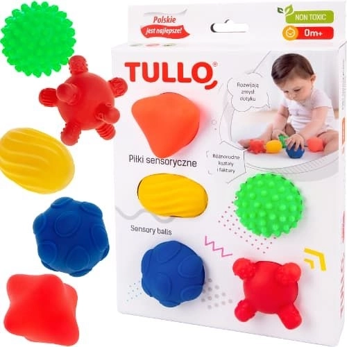 Mingi senzoriale 5 buc. Tullo