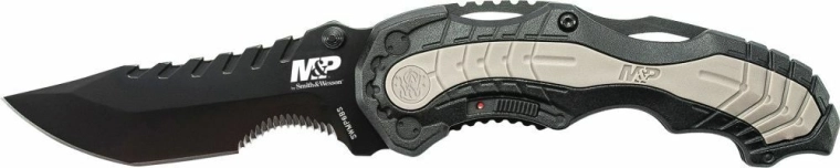 Cuțit de buzunar cu deschidere asistată SMITH & WESSON M&P M.A.G.I.C., negru/gri
