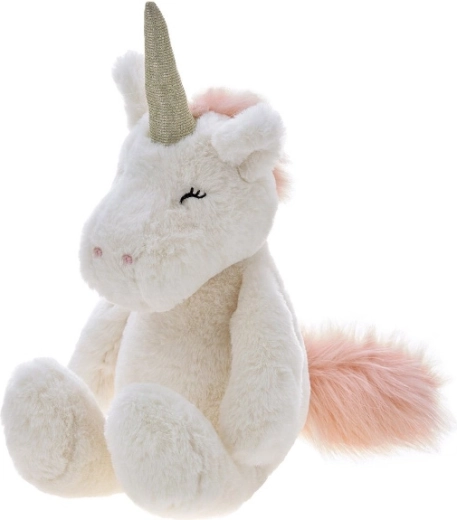 Unicorn de pluș Alessio crem 28 cm