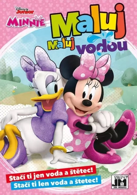 carte de colorat A5 pictează cu apă MINNIE