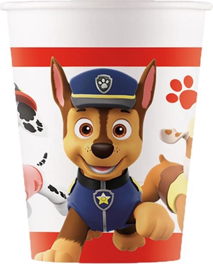 Pahare de hârtie Patrula Cățelușilor 200 ml, 8 buc.