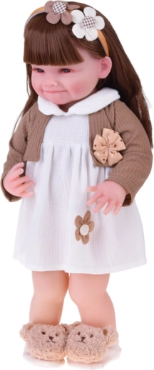 Păr lung castaniu pentru pieptănat și coafat