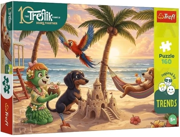 Puzzle Trefl Trends Grijile bursucilor 160 de piese