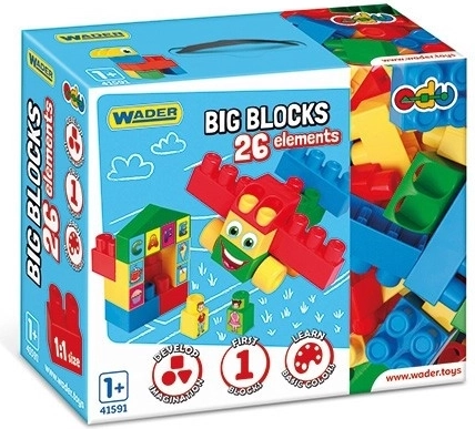 Set de construcție Big Blocks 26 elemente