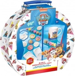 Set cadou Paw Patrol: pictarea unei căni și turnare din gips