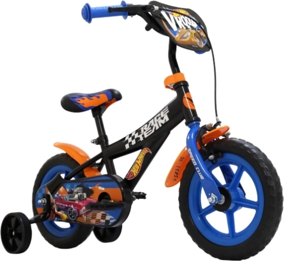 Bicicletă pentru copii Hot Wheels 12" cu roți ajutătoare