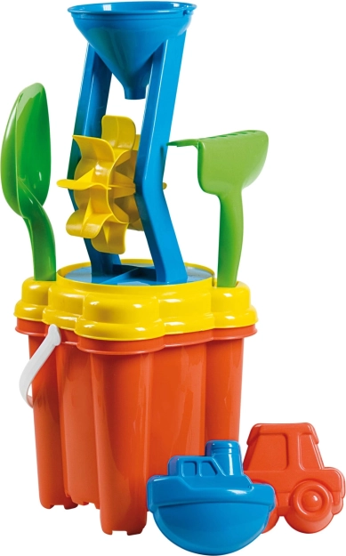 ANDRONI set pentru nisip cu moară, 7 piese