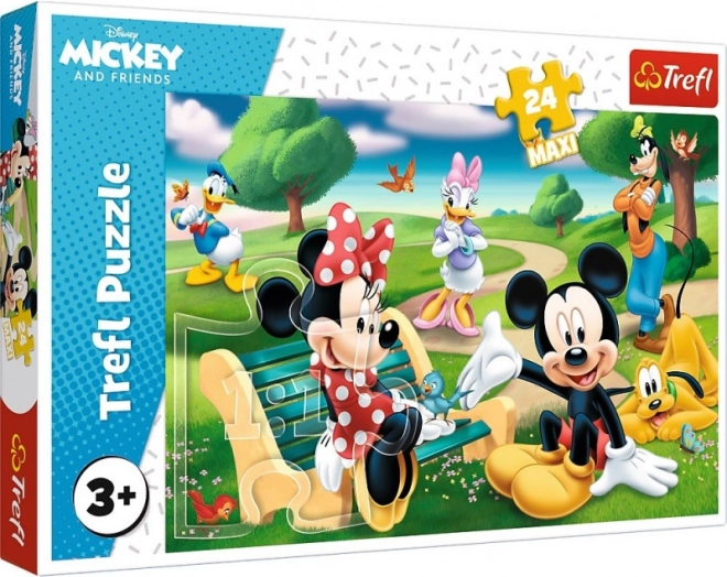 Puzzle 24 Maxi – MICKEY MOUSE și prietenii – TREFL