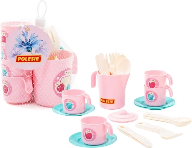 Set de veselă Ania pentru 4 persoane (22 piese) în plasă
