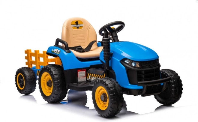 Tractor cu baterie albastru