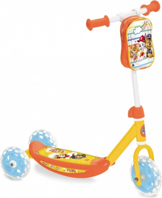 Trotinetă trică cu PAW PATROL cu geantă frontală