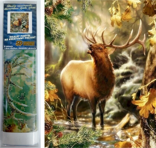 Norimpex Pictură cu Diamante Chemarea Pădurii 30x40 cm