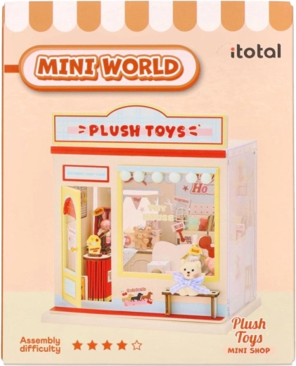 i-Total machetă miniaturală DIY – magazin de plușuri