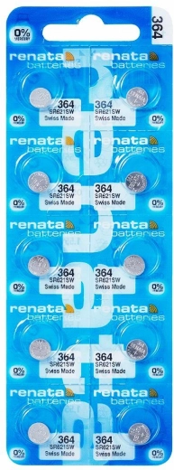 Baterie tip pastilă Renata 364 1,55 V (10 buc.)