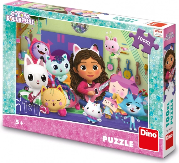 Puzzle GABBY'S DOLLHOUSE Camera muzicală 100 de piese XL