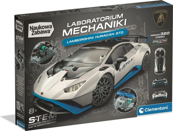 Clementoni Science & Play Labo Mech Lamborghini Huracán – kit mecanic de construcție