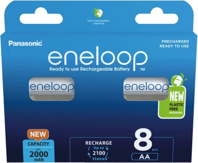 Acumulatori Eneloop AA 2000 mAh 8 buc