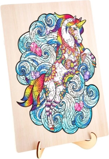 GRAFIX puzzle cu contur unicorn, 130 piese