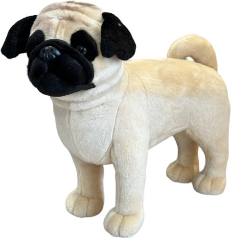 Mops de pluș 45 cm