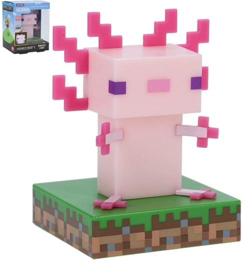 Lampă LED decorativă Minecraft Axolotl