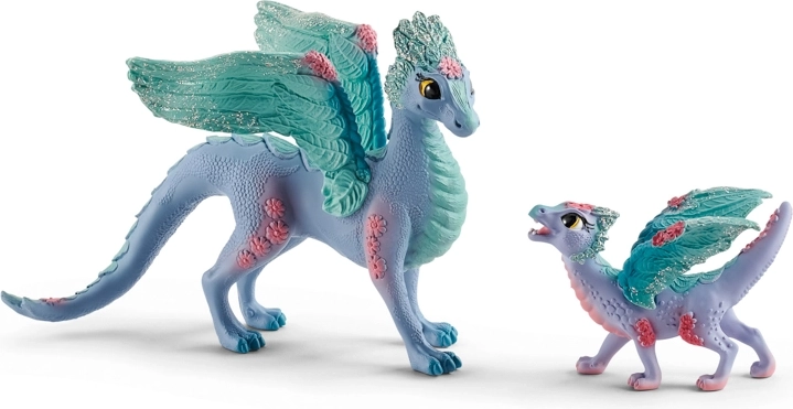 Dragon floral cu pui Schleich Bayala