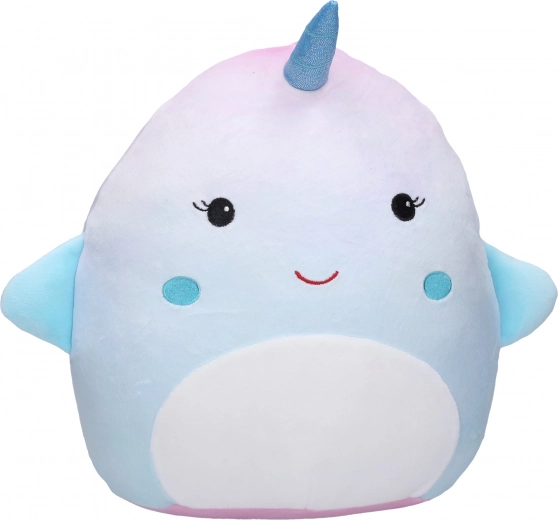 Pernă de pluș unicorn–pește 25 cm