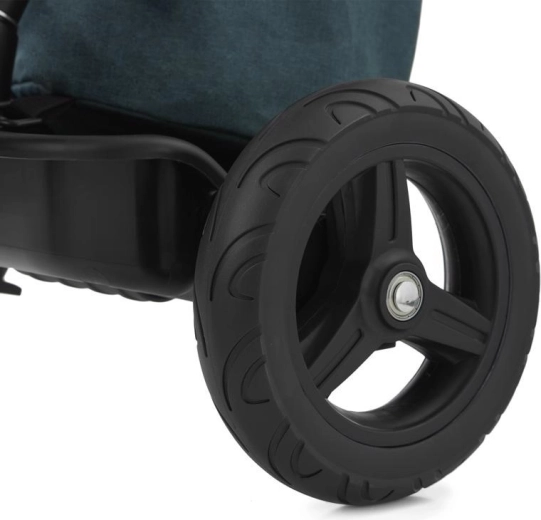 Cadru ușor din aliaj de magneziu și roți fără întreținere