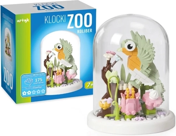 Set de construcție ZOO – colibri sub cupolă