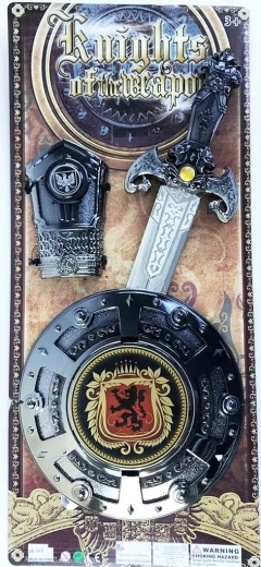 Set de sabie și scut pentru micii cavaleri