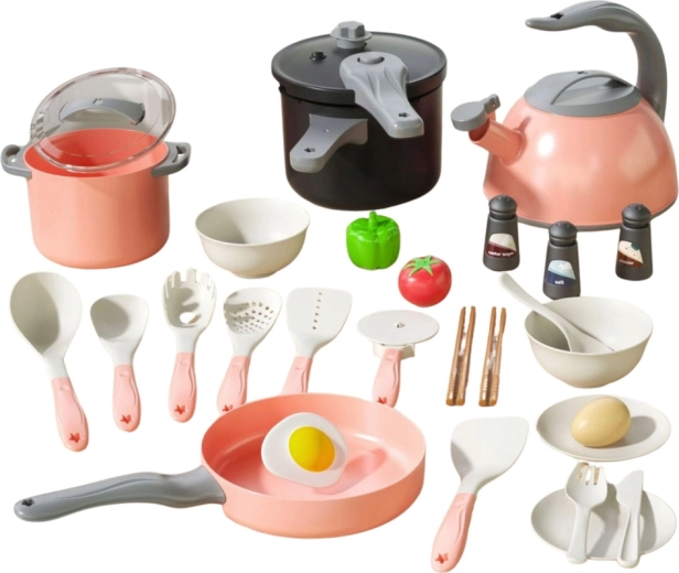Veselă realistă pentru un joc autentic de-a bucătarul