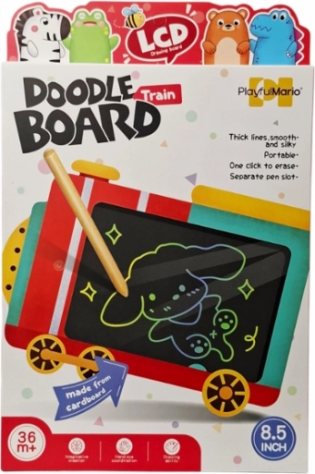Tablet de desen LCD în formă de tren