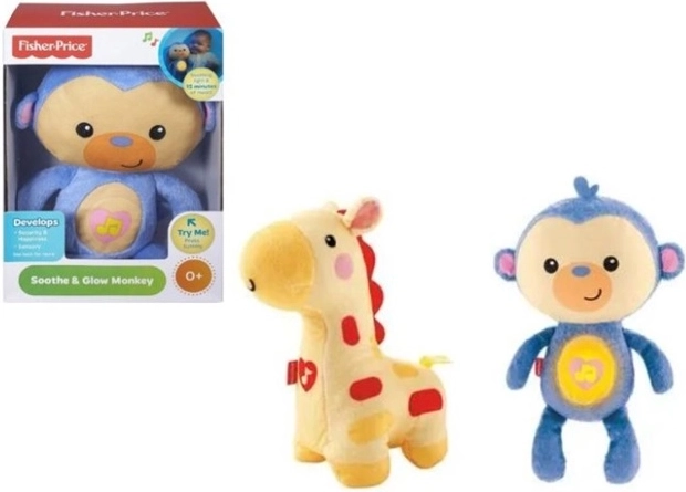 Fisher-Price pluș calmant în formă de animăluț