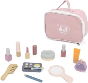 Viga PolarB set de machiaj din lemn în trusă cosmetică